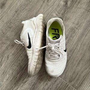 Nike Free Run 3 white trainers